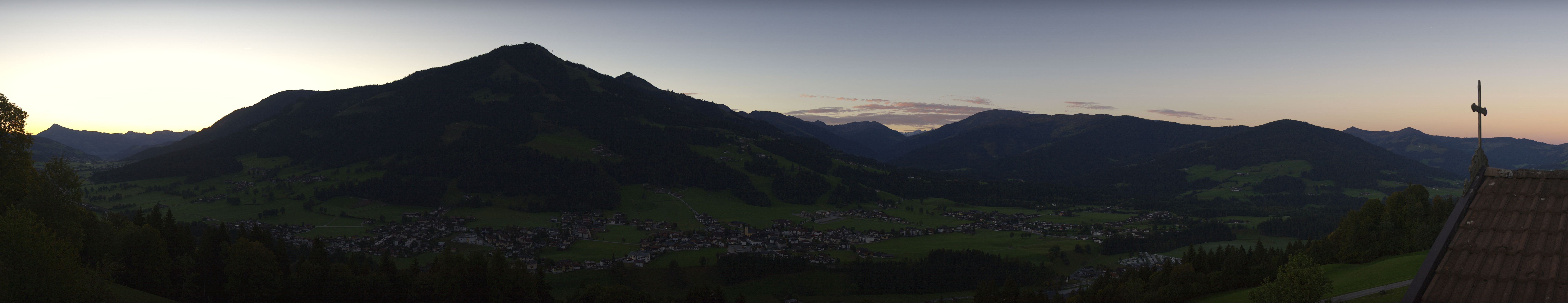 Archiv Foto Webcam Dorfkamera über Westendorf am Wilden Kaiser