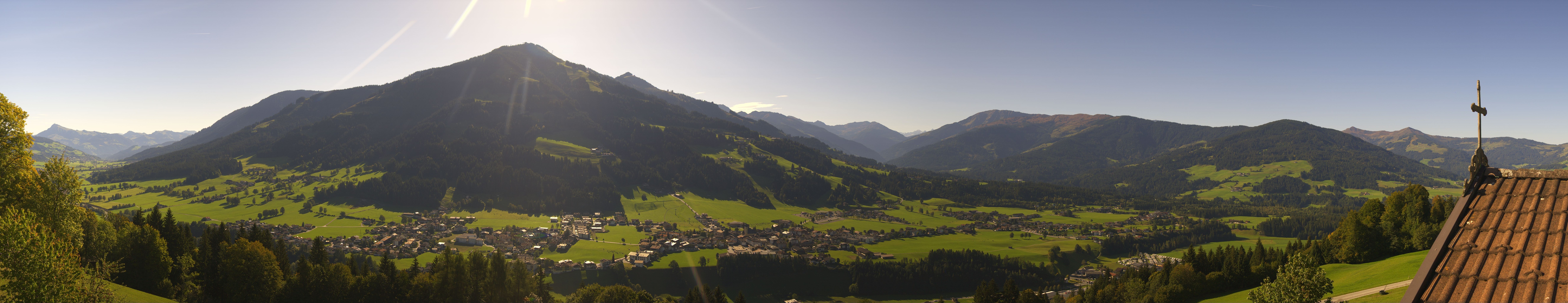 Archiv Foto Webcam Dorfkamera über Westendorf am Wilden Kaiser