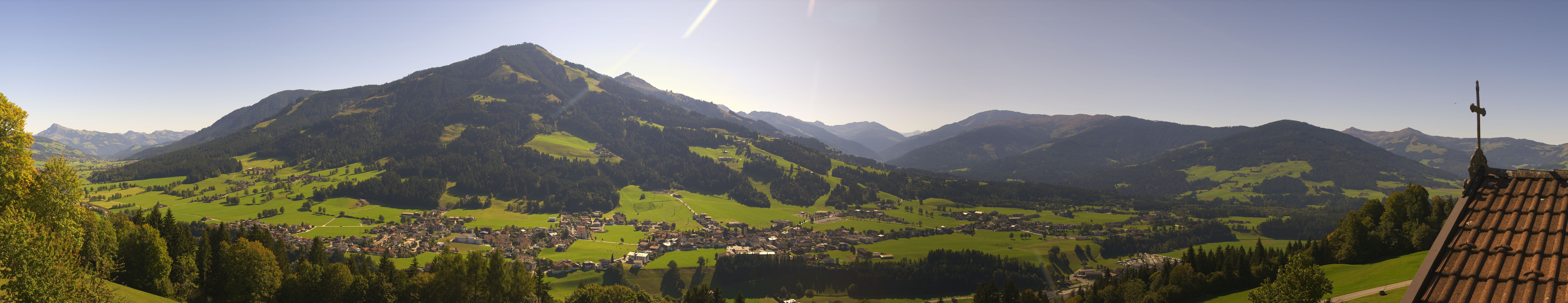 Archiv Foto Webcam Dorfkamera über Westendorf am Wilden Kaiser
