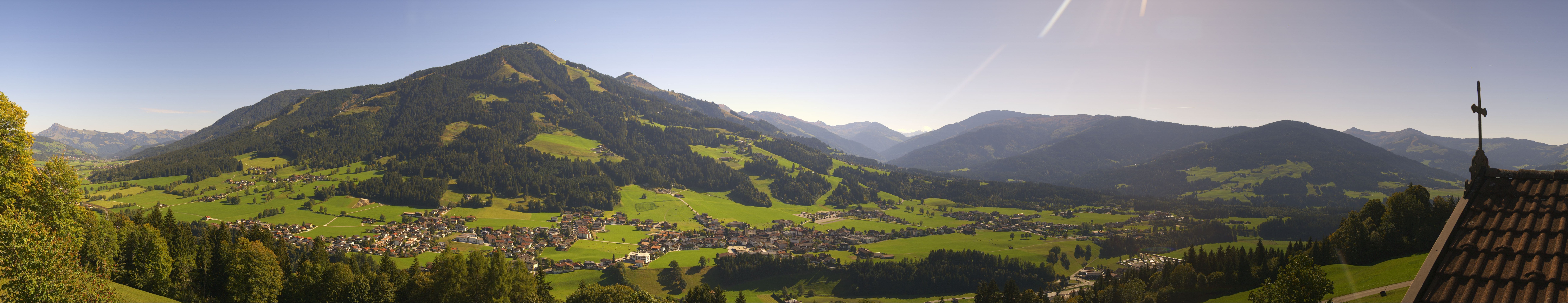 Archiv Foto Webcam Dorfkamera über Westendorf am Wilden Kaiser
