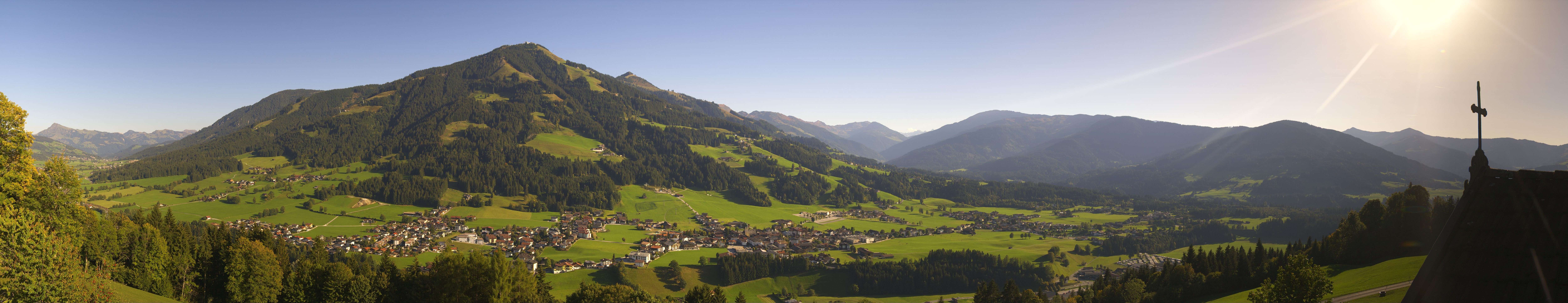 Archiv Foto Webcam Dorfkamera über Westendorf am Wilden Kaiser