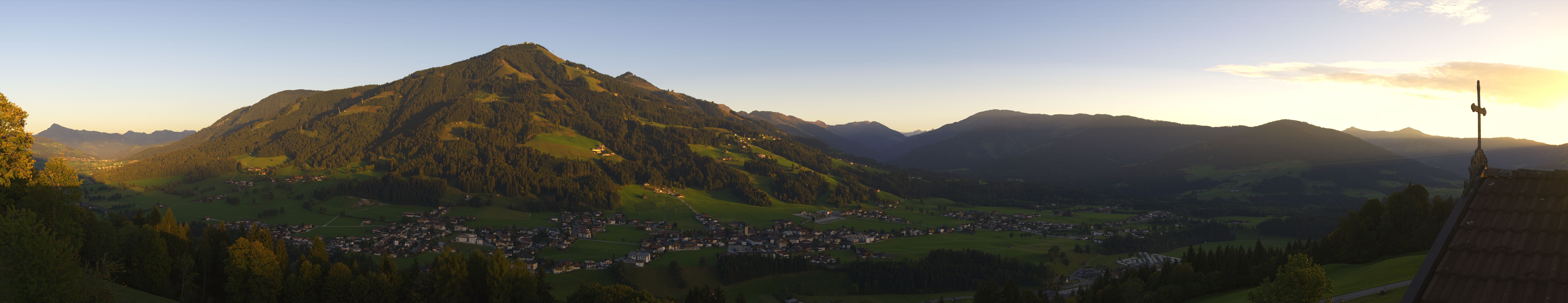 Archiv Foto Webcam Dorfkamera über Westendorf am Wilden Kaiser