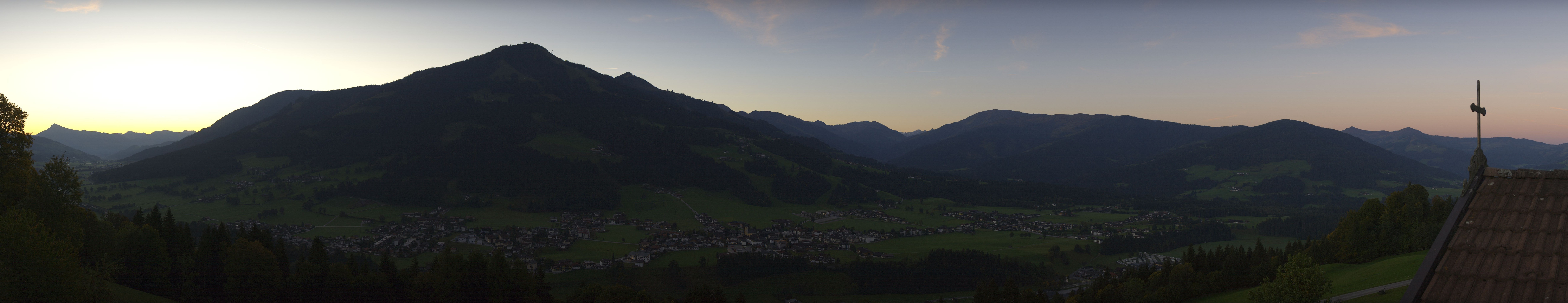 Archiv Foto Webcam Dorfkamera über Westendorf am Wilden Kaiser