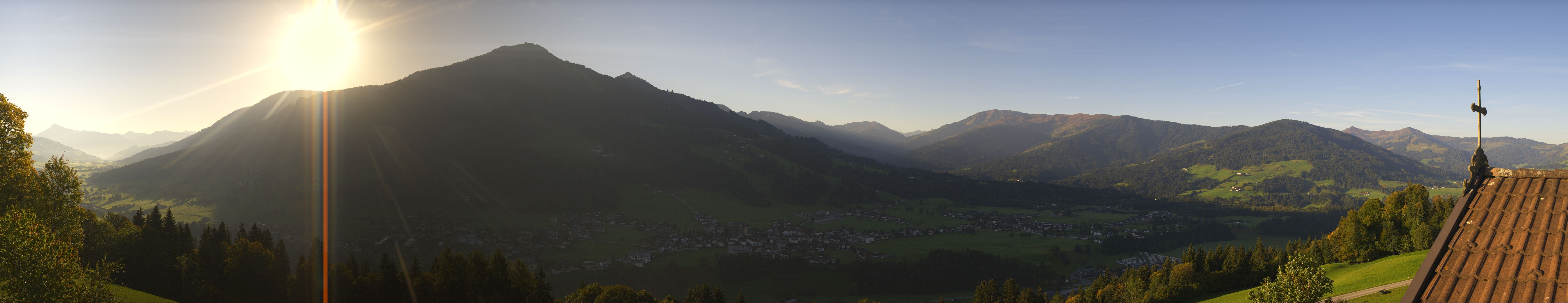 Archiv Foto Webcam Dorfkamera über Westendorf am Wilden Kaiser