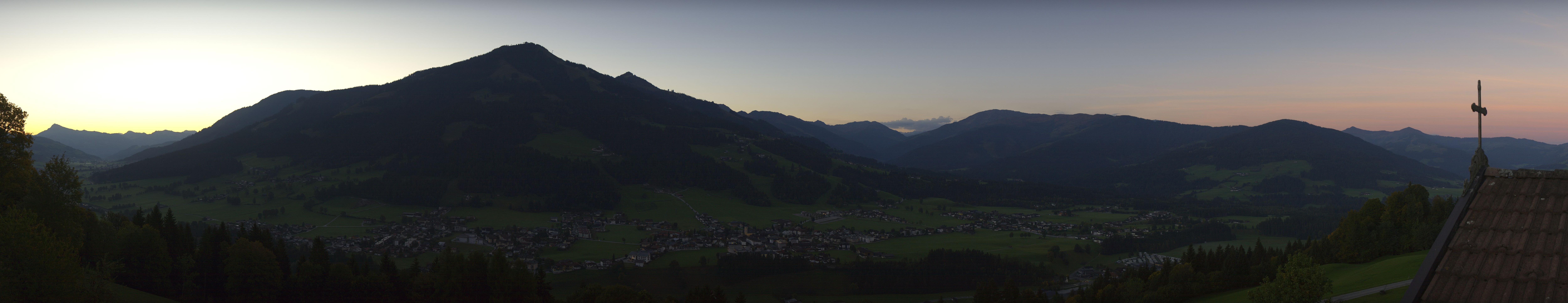 Archiv Foto Webcam Dorfkamera über Westendorf am Wilden Kaiser