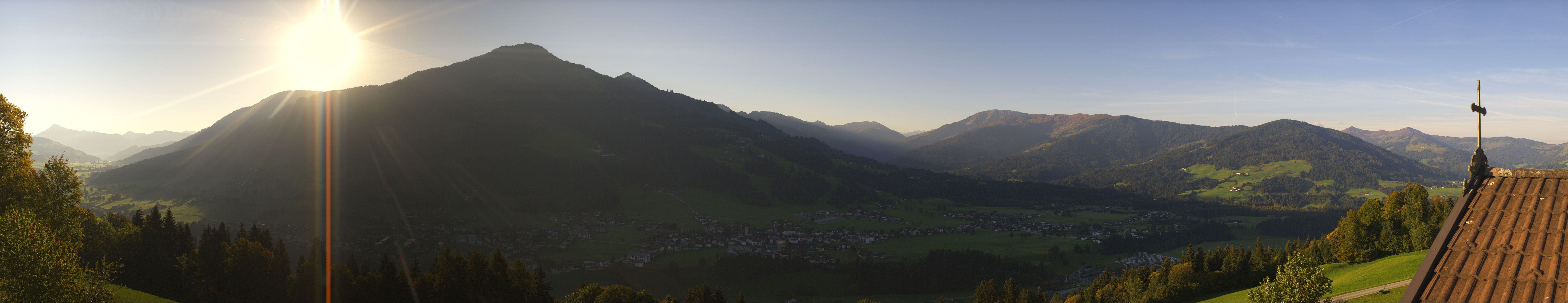 Archiv Foto Webcam Dorfkamera über Westendorf am Wilden Kaiser