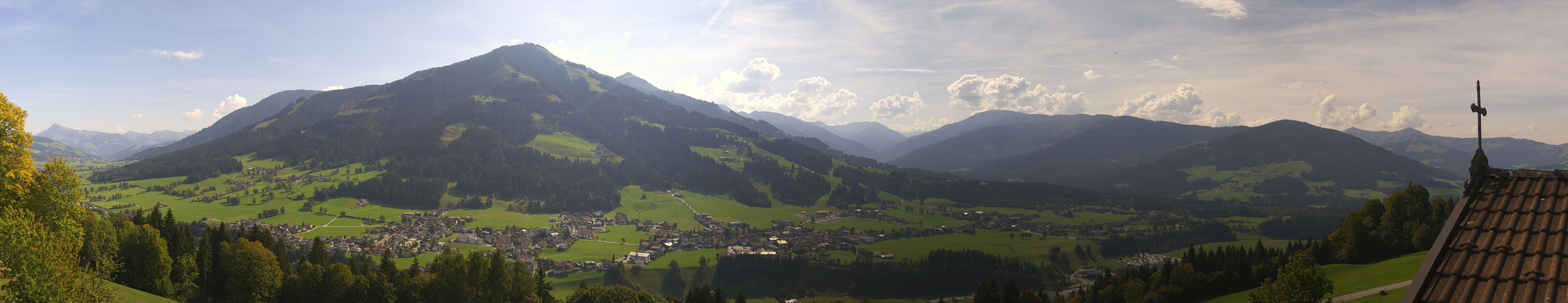 Archiv Foto Webcam Dorfkamera über Westendorf am Wilden Kaiser