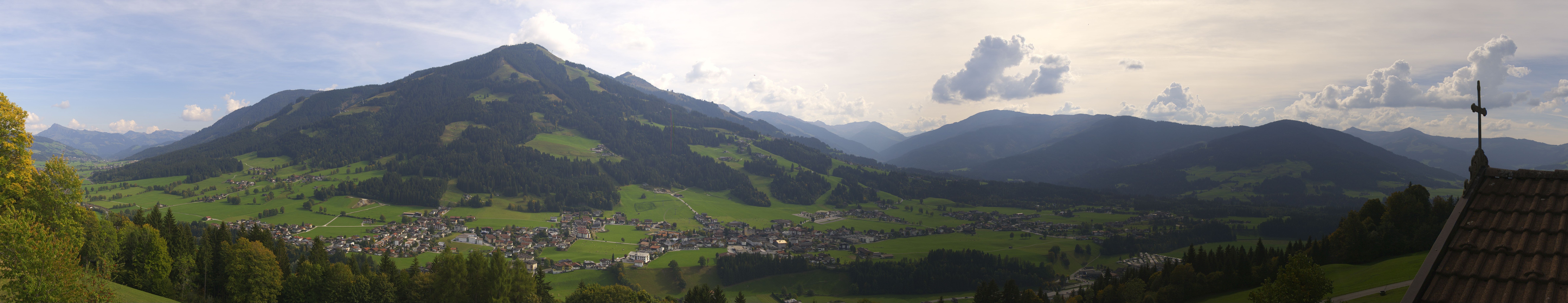 Archiv Foto Webcam Dorfkamera über Westendorf am Wilden Kaiser