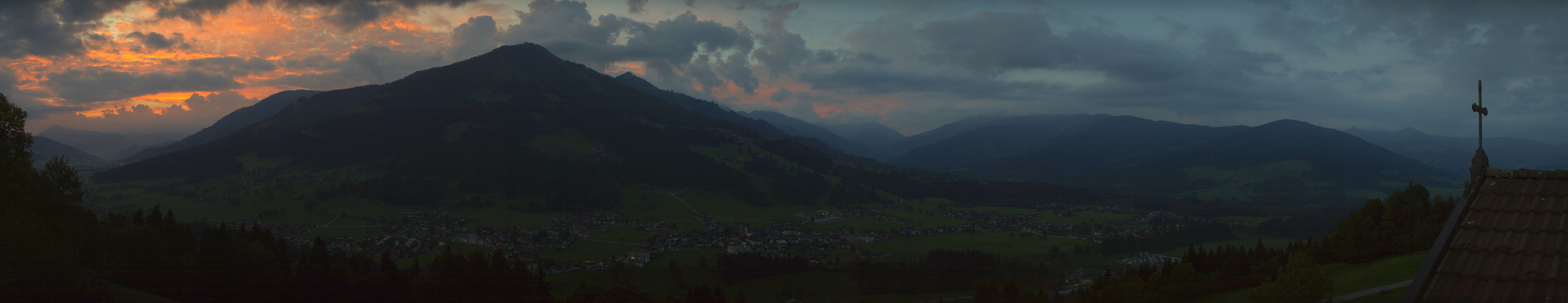 Archiv Foto Webcam Dorfkamera über Westendorf am Wilden Kaiser