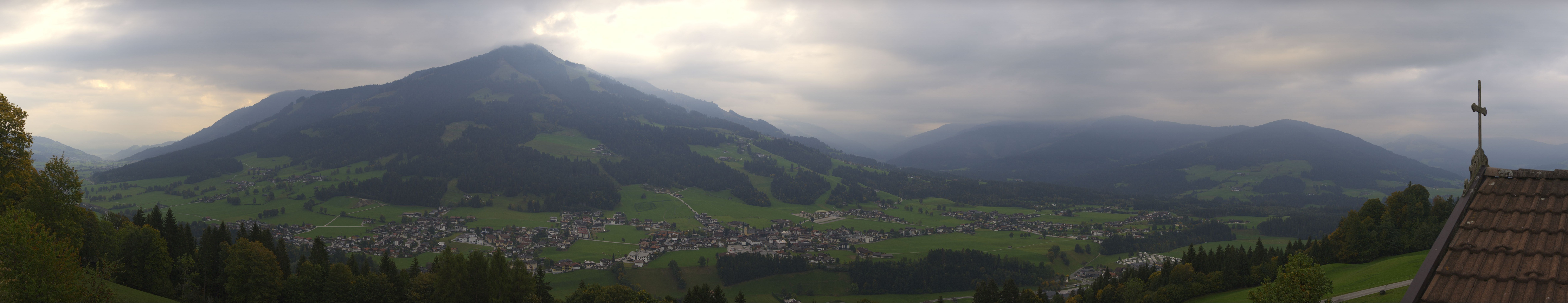 Archiv Foto Webcam Dorfkamera über Westendorf am Wilden Kaiser