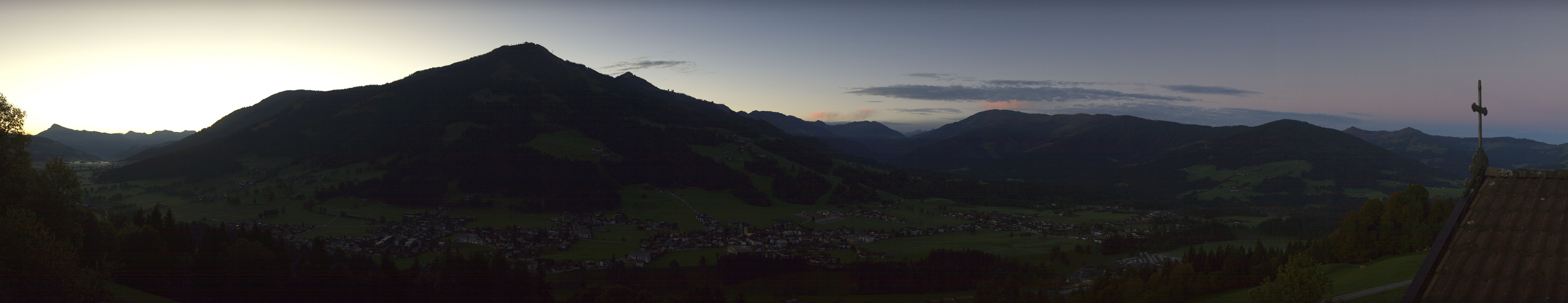 Archiv Foto Webcam Dorfkamera über Westendorf am Wilden Kaiser