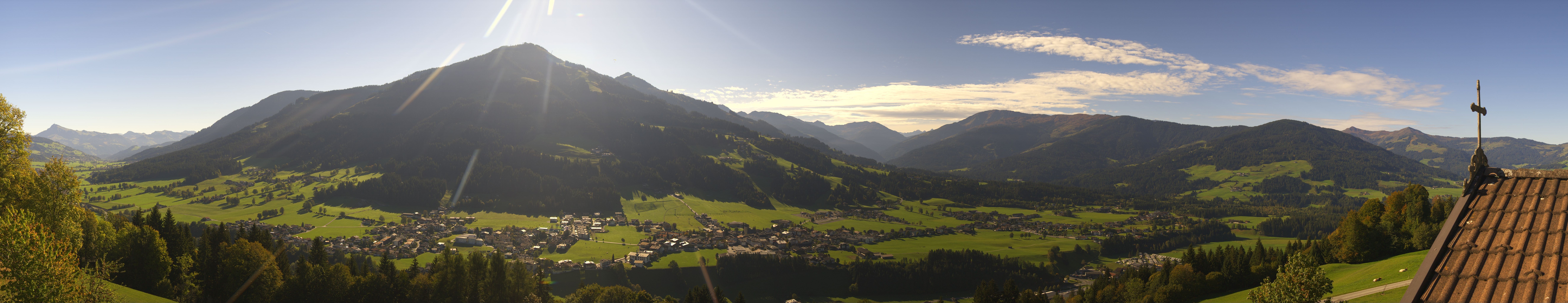 Archiv Foto Webcam Dorfkamera über Westendorf am Wilden Kaiser