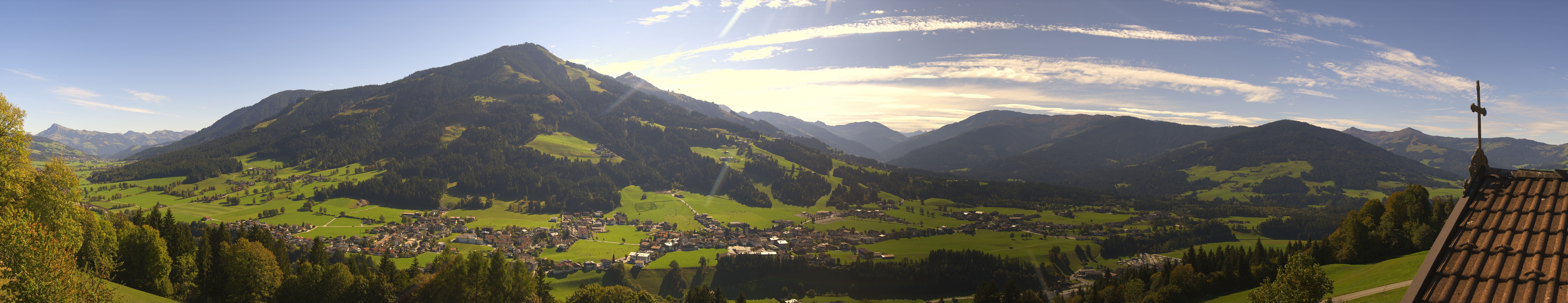 Archiv Foto Webcam Dorfkamera über Westendorf am Wilden Kaiser