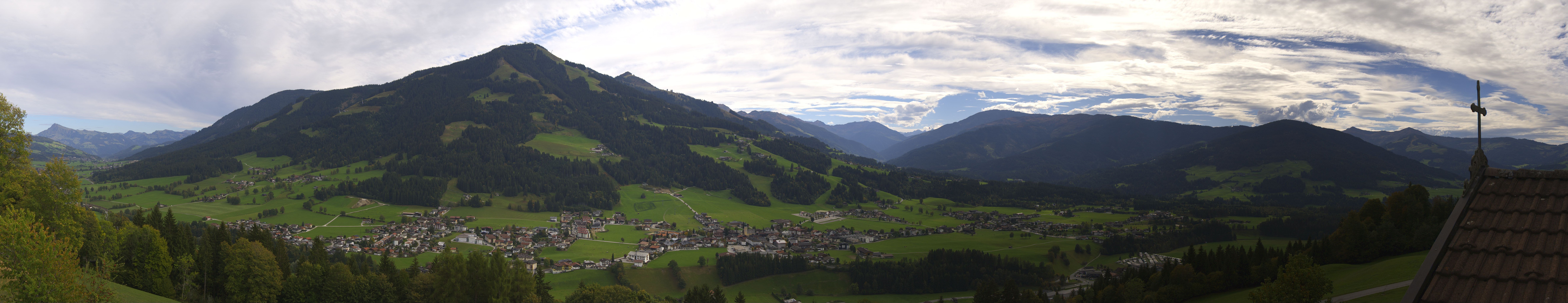 Archiv Foto Webcam Dorfkamera über Westendorf am Wilden Kaiser