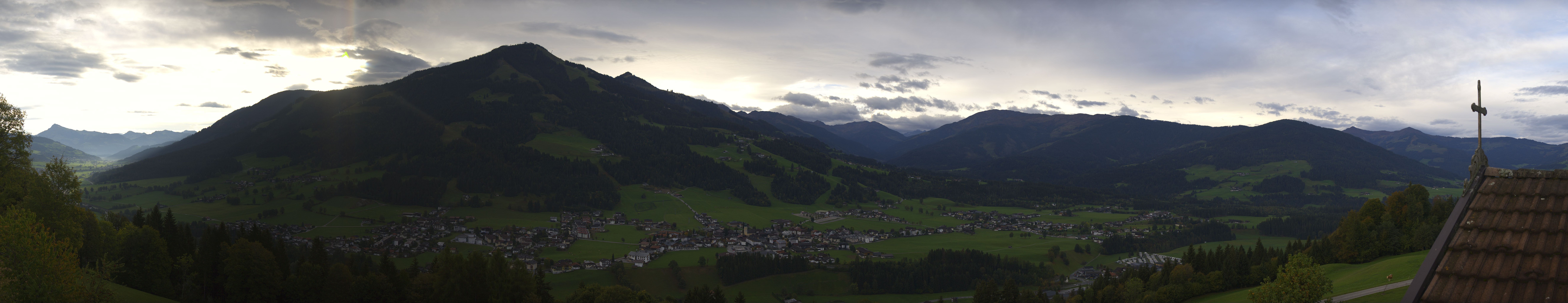 Archiv Foto Webcam Dorfkamera über Westendorf am Wilden Kaiser
