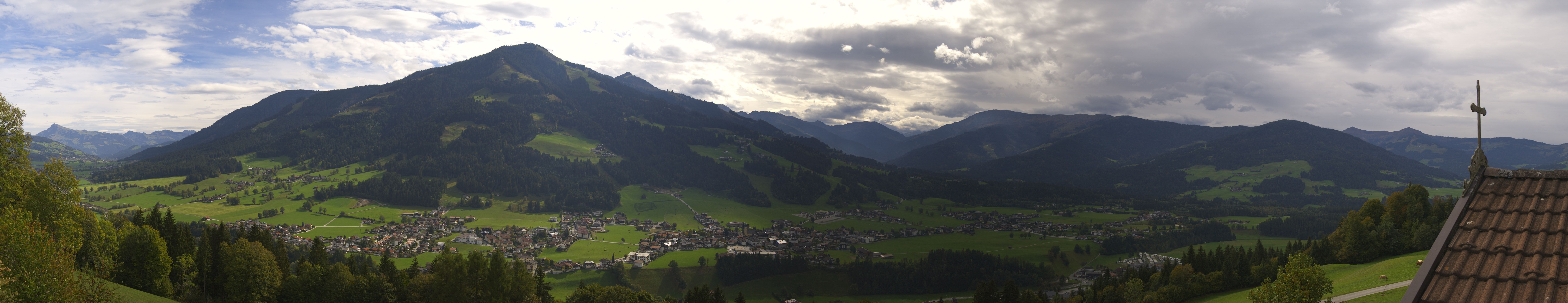 Archiv Foto Webcam Dorfkamera über Westendorf am Wilden Kaiser
