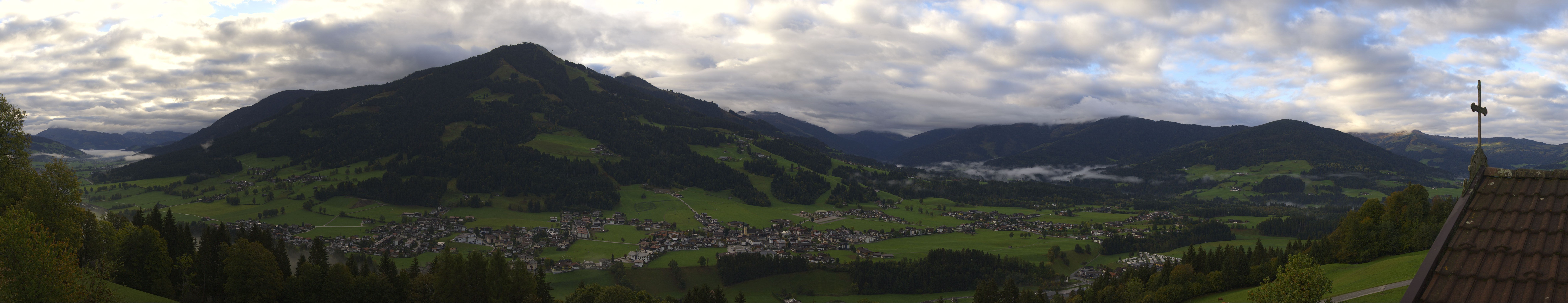 Archiv Foto Webcam Dorfkamera über Westendorf am Wilden Kaiser
