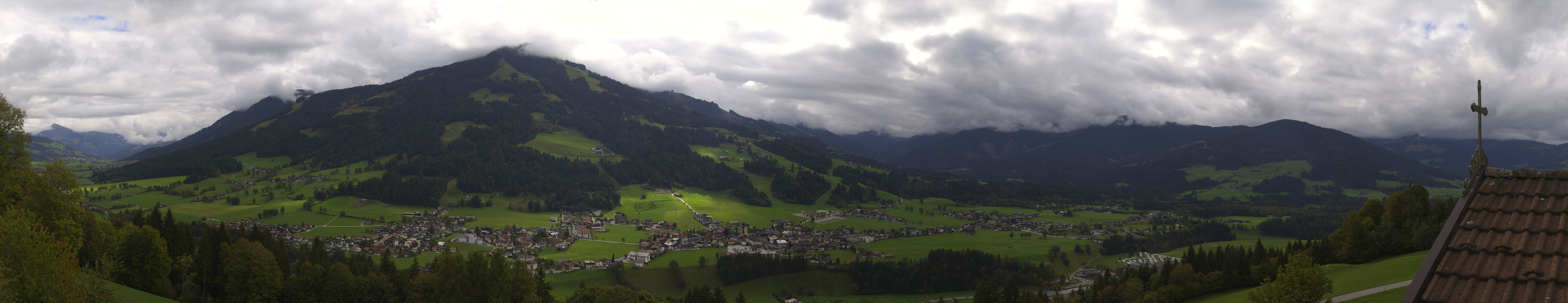 Archiv Foto Webcam Dorfkamera über Westendorf am Wilden Kaiser