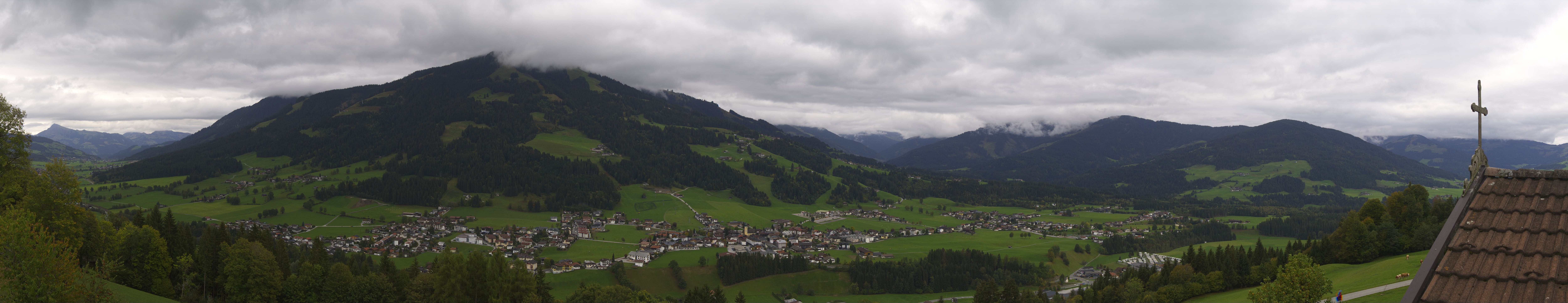 Archiv Foto Webcam Dorfkamera über Westendorf am Wilden Kaiser
