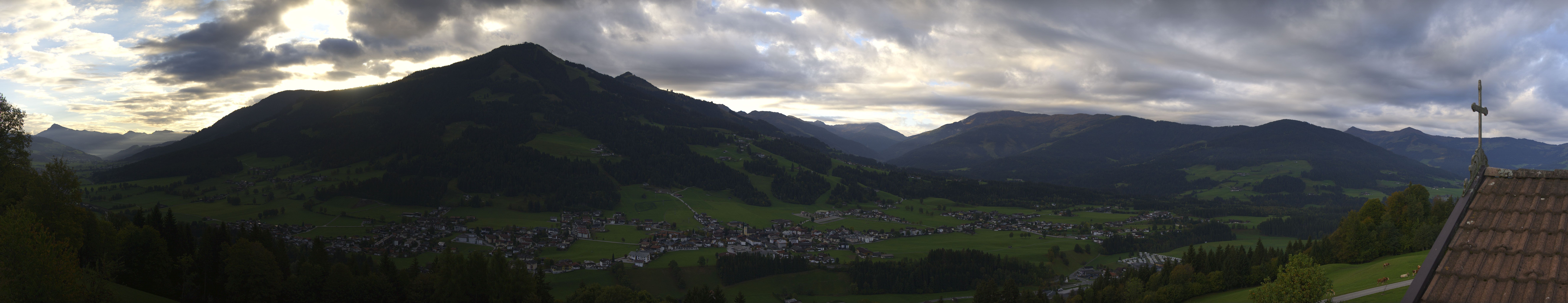 Archiv Foto Webcam Dorfkamera über Westendorf am Wilden Kaiser