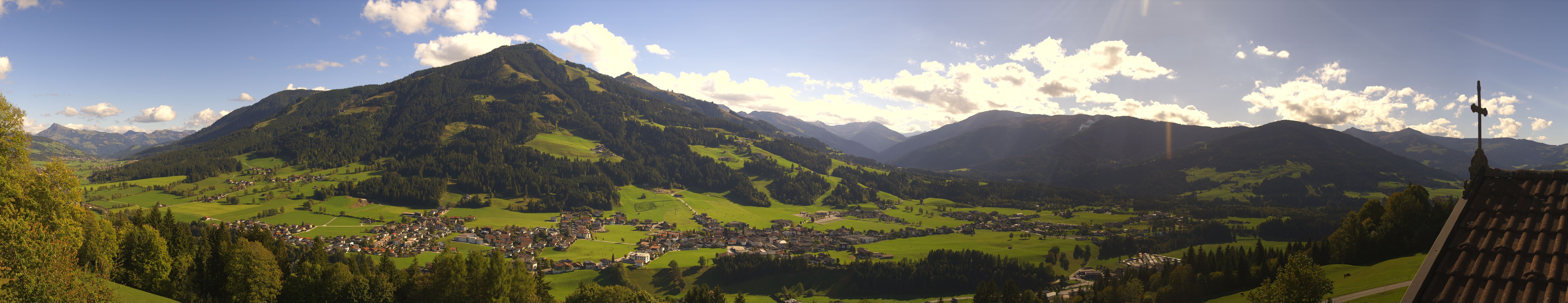 Archiv Foto Webcam Dorfkamera über Westendorf am Wilden Kaiser