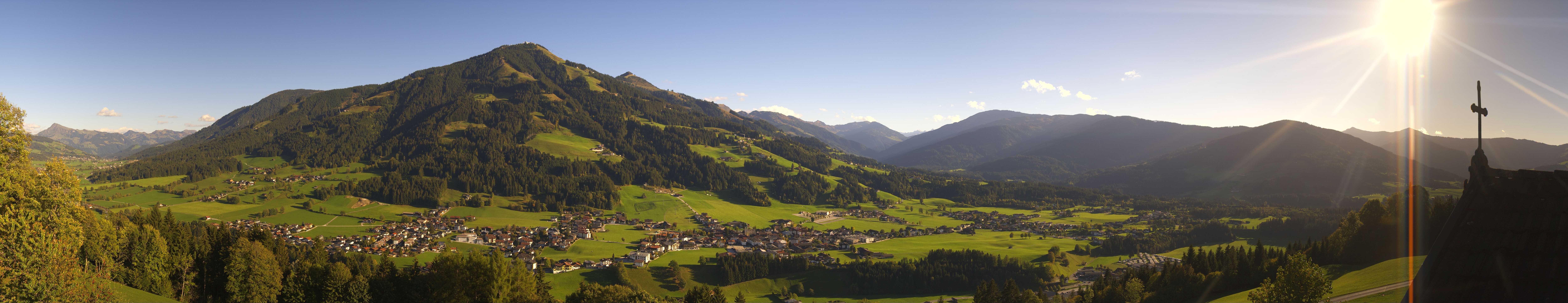 Archiv Foto Webcam Dorfkamera über Westendorf am Wilden Kaiser