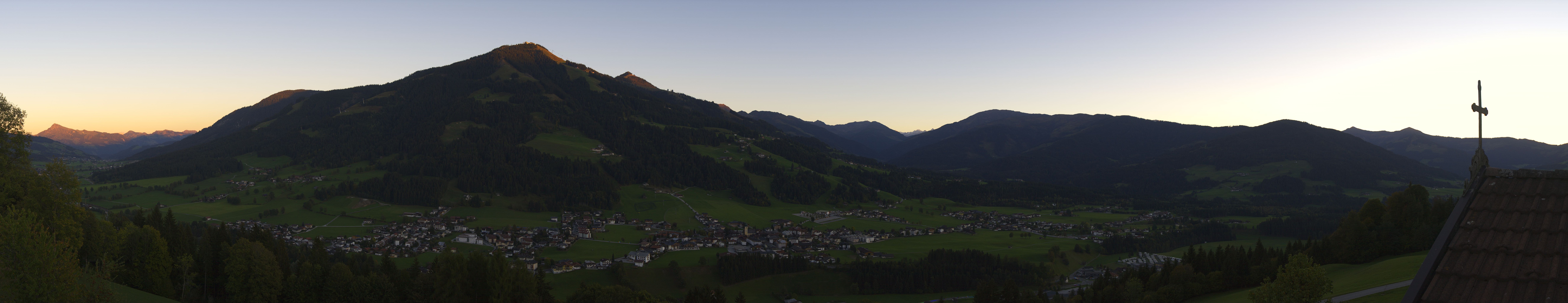 Archiv Foto Webcam Dorfkamera über Westendorf am Wilden Kaiser