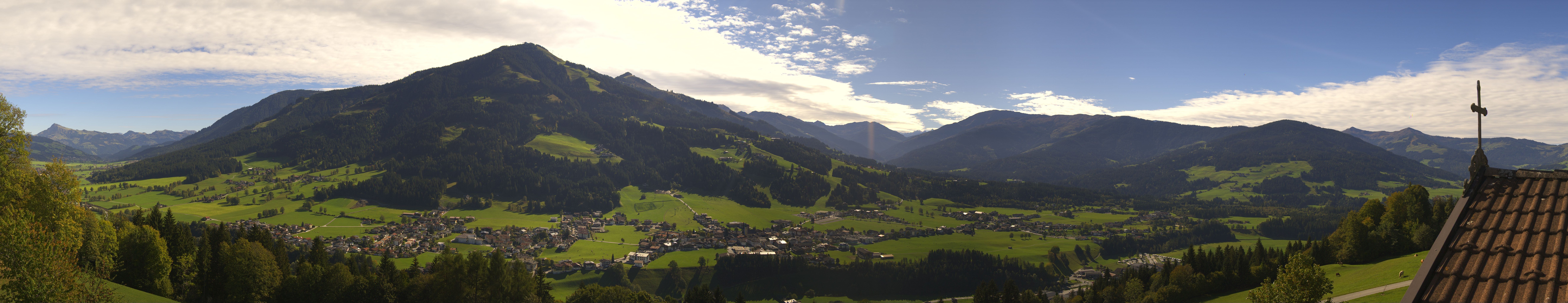Archiv Foto Webcam Dorfkamera über Westendorf am Wilden Kaiser