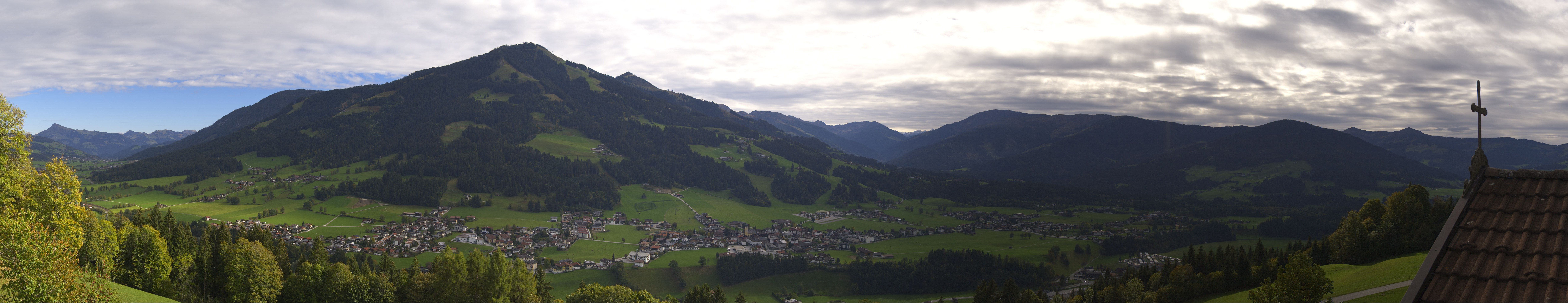 Archiv Foto Webcam Dorfkamera über Westendorf am Wilden Kaiser