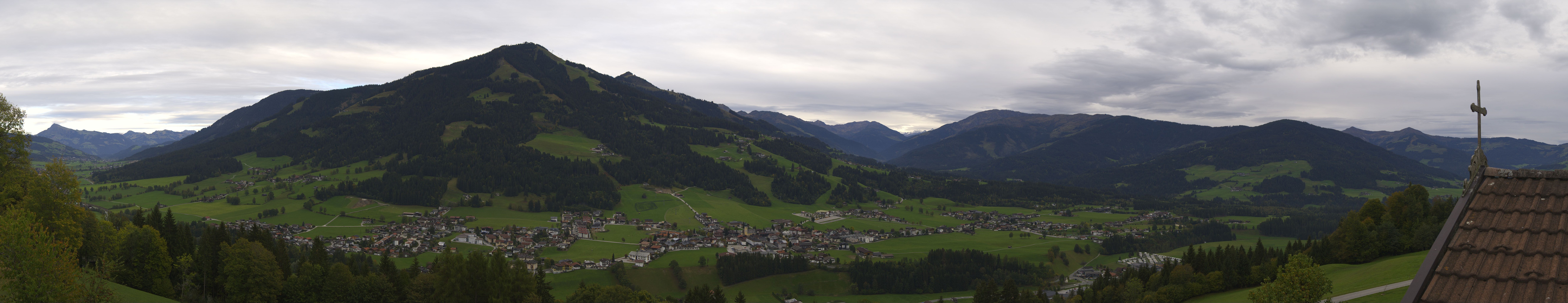 Archiv Foto Webcam Dorfkamera über Westendorf am Wilden Kaiser