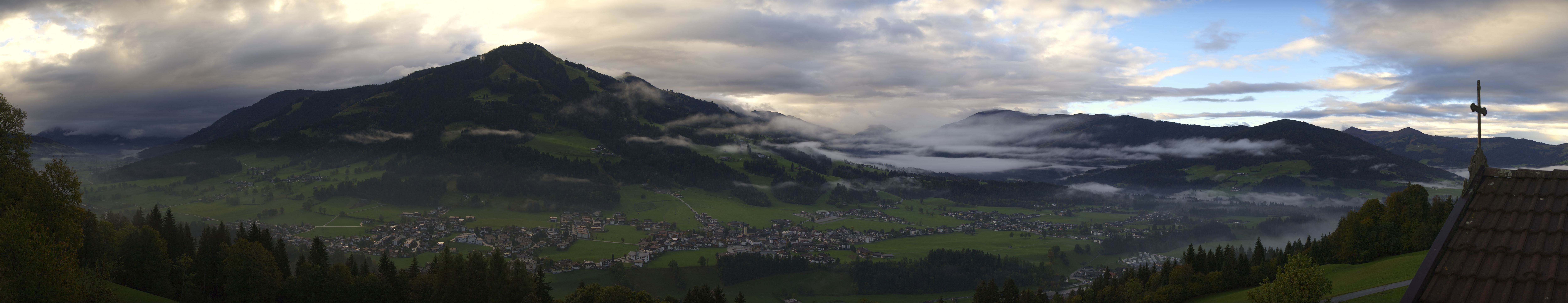 Archiv Foto Webcam Dorfkamera über Westendorf am Wilden Kaiser
