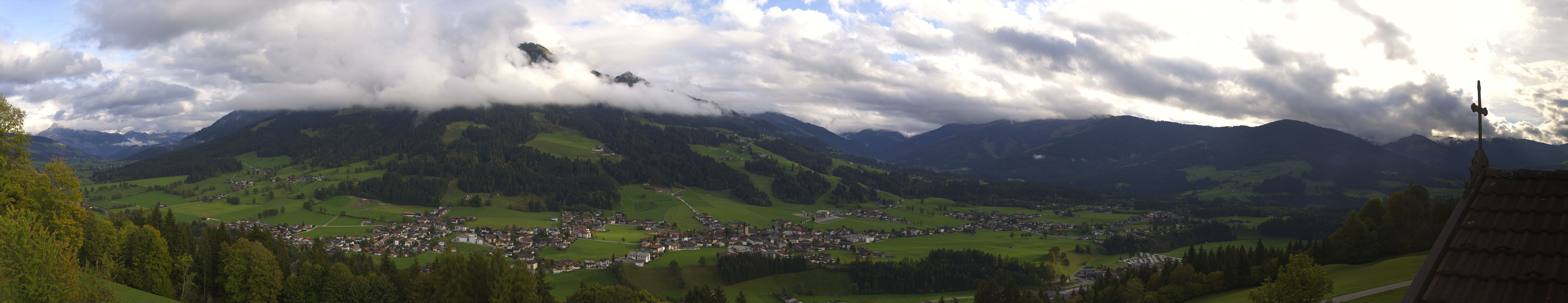 Archiv Foto Webcam Dorfkamera über Westendorf am Wilden Kaiser