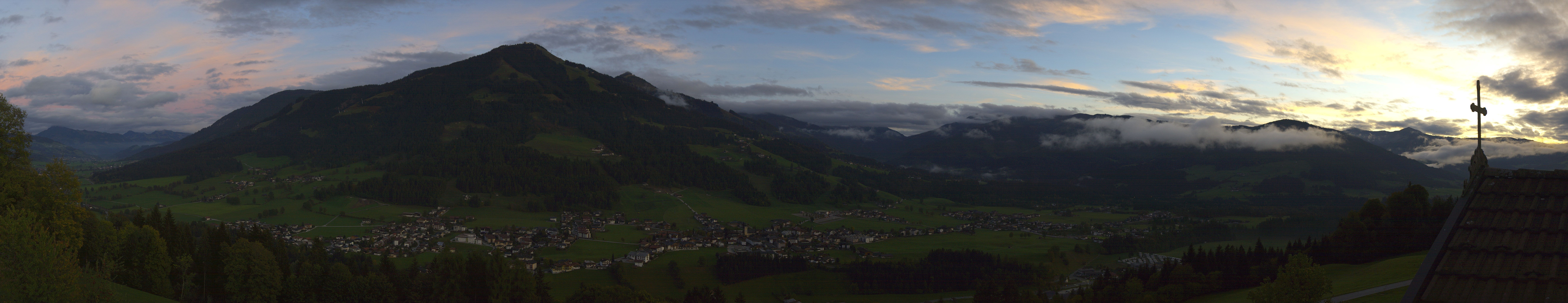 Archiv Foto Webcam Dorfkamera über Westendorf am Wilden Kaiser