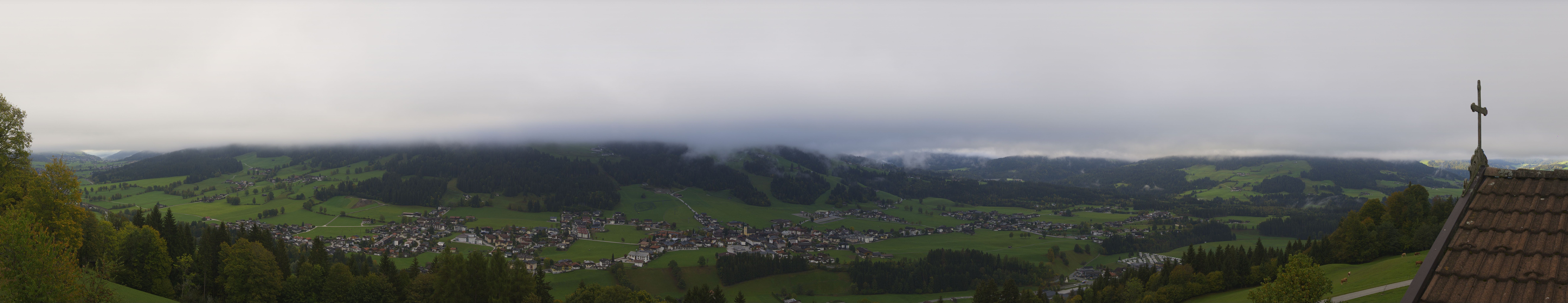 Archiv Foto Webcam Dorfkamera über Westendorf am Wilden Kaiser