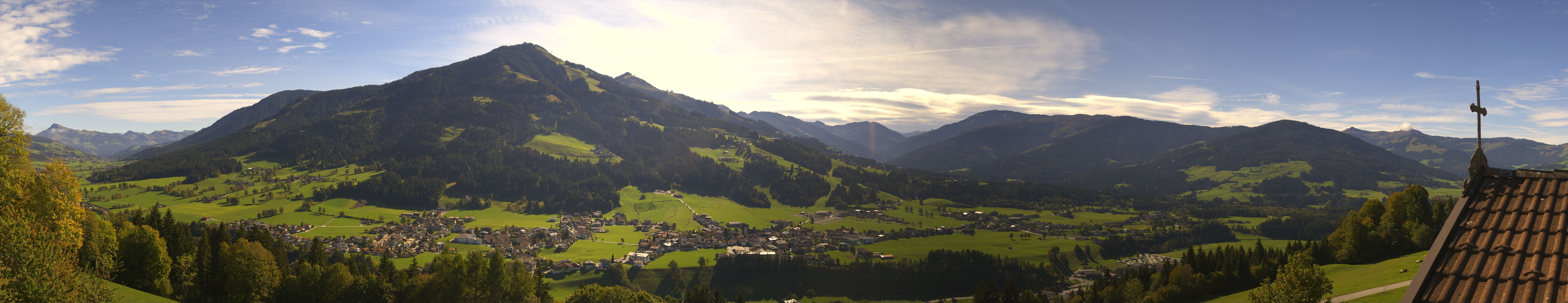 Archiv Foto Webcam Dorfkamera über Westendorf am Wilden Kaiser