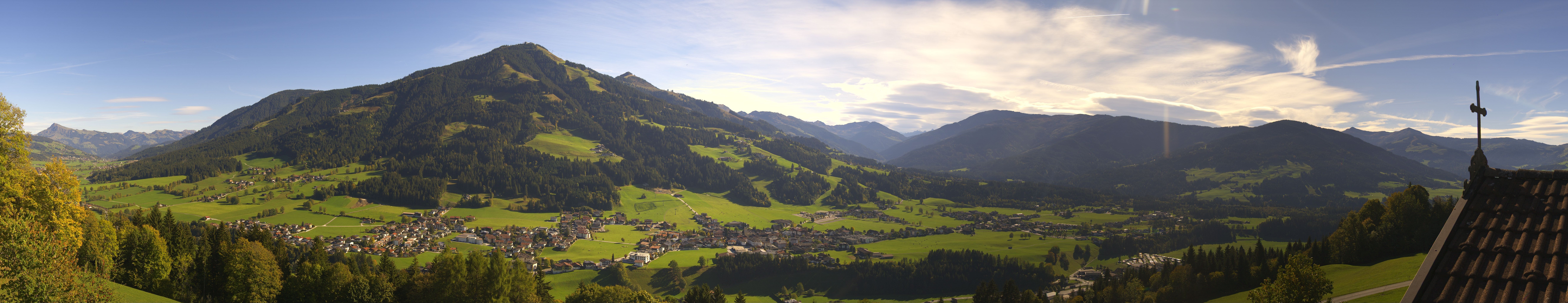 Archiv Foto Webcam Dorfkamera über Westendorf am Wilden Kaiser