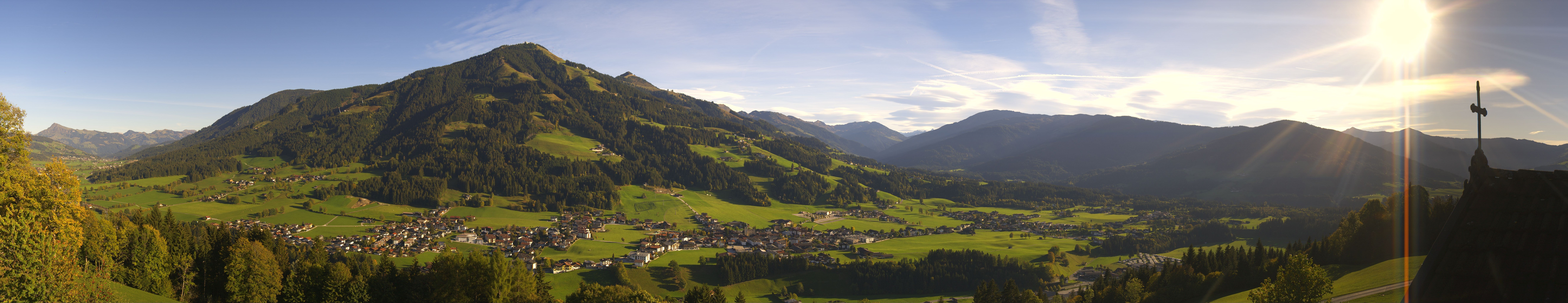 Archiv Foto Webcam Dorfkamera über Westendorf am Wilden Kaiser