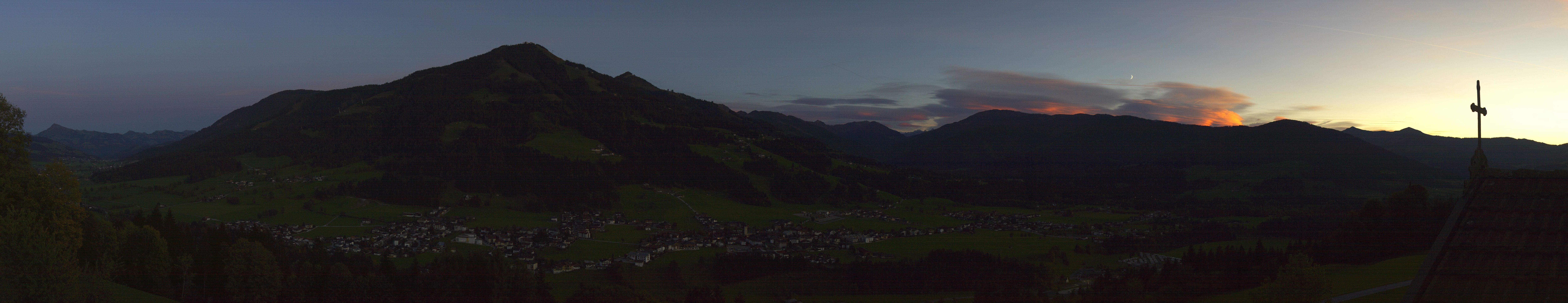 Archiv Foto Webcam Dorfkamera über Westendorf am Wilden Kaiser