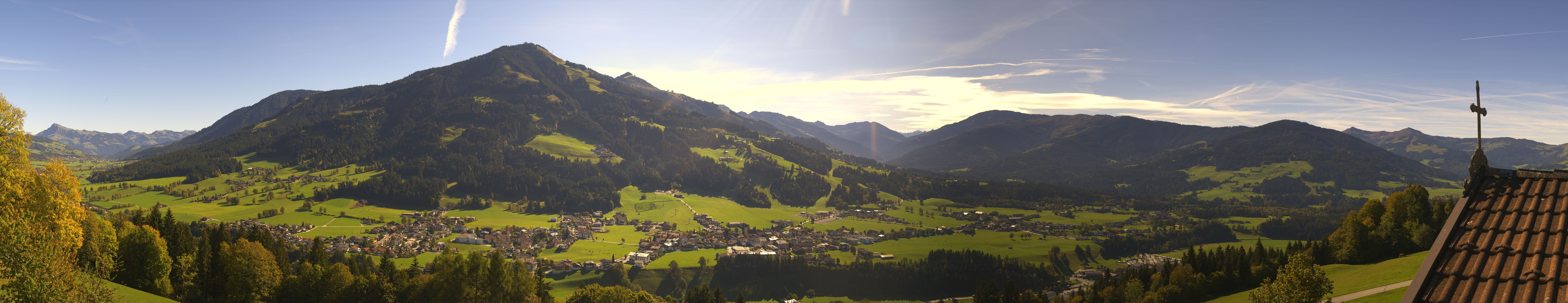 Archiv Foto Webcam Dorfkamera über Westendorf am Wilden Kaiser