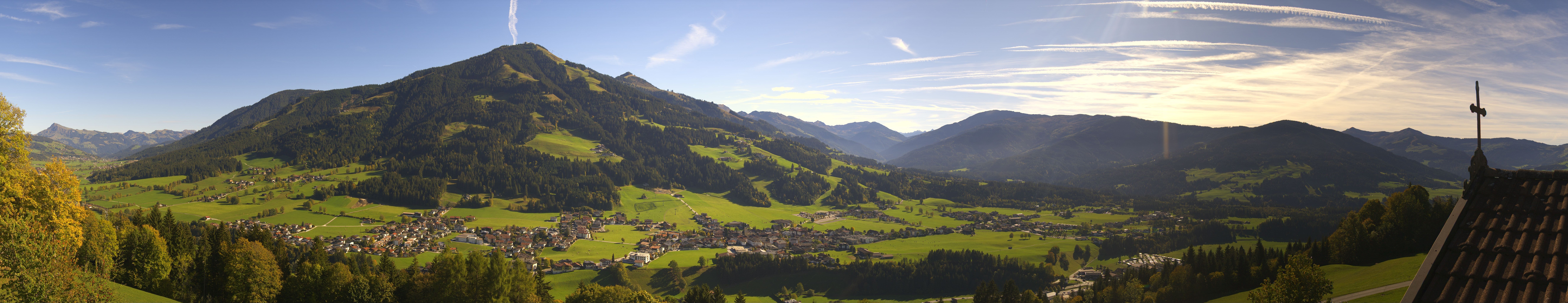 Archiv Foto Webcam Dorfkamera über Westendorf am Wilden Kaiser