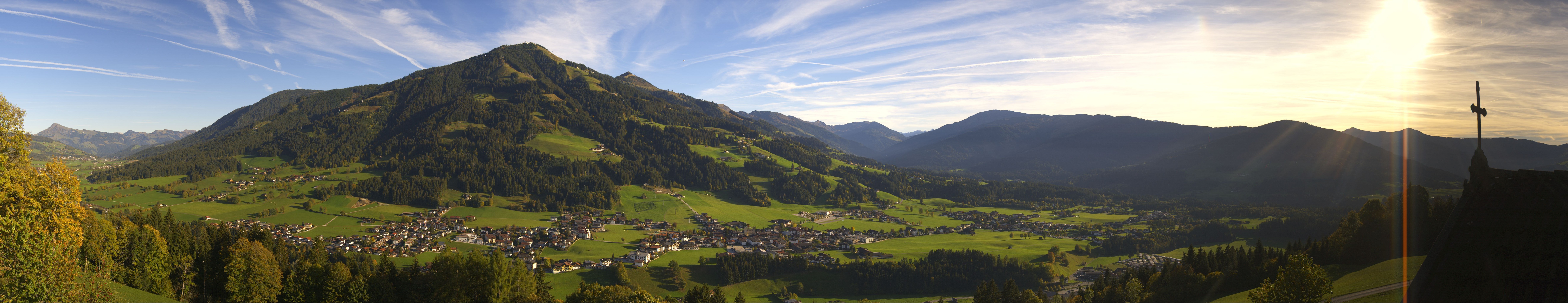 Archiv Foto Webcam Dorfkamera über Westendorf am Wilden Kaiser