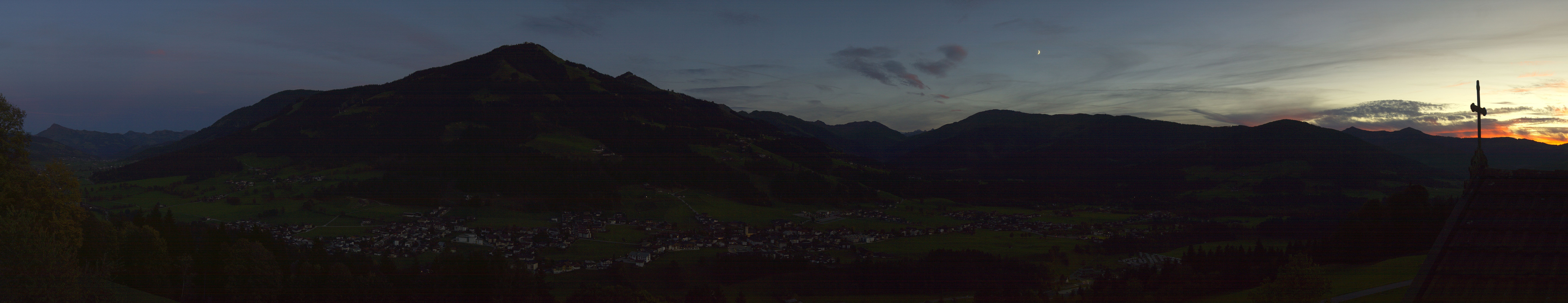 Archiv Foto Webcam Dorfkamera über Westendorf am Wilden Kaiser