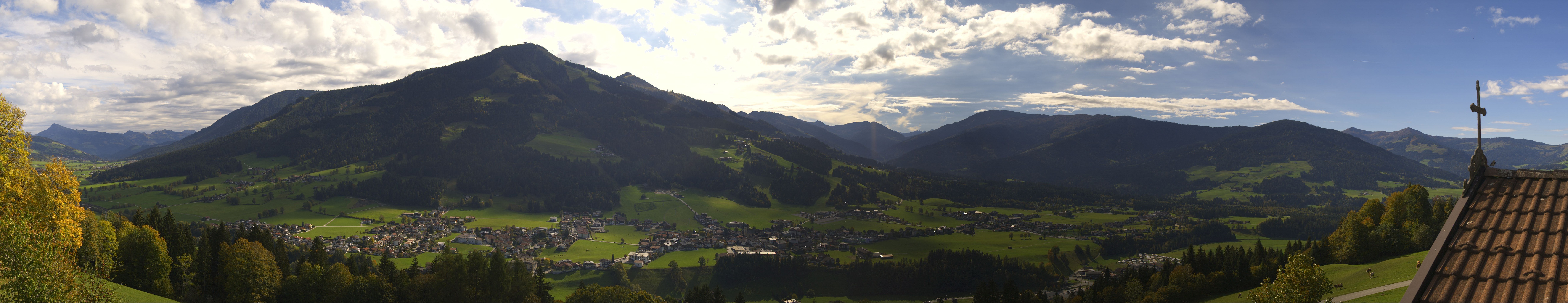 Archiv Foto Webcam Dorfkamera über Westendorf am Wilden Kaiser