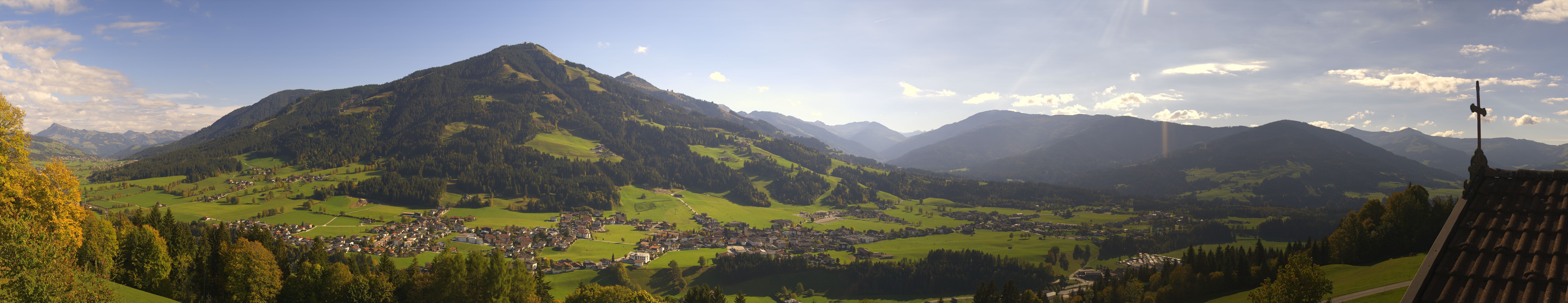 Archiv Foto Webcam Dorfkamera über Westendorf am Wilden Kaiser