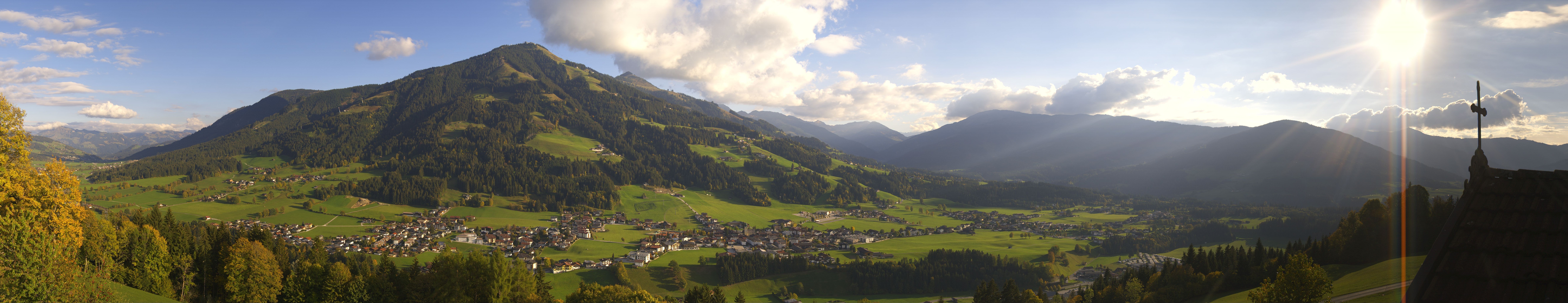 Archiv Foto Webcam Dorfkamera über Westendorf am Wilden Kaiser