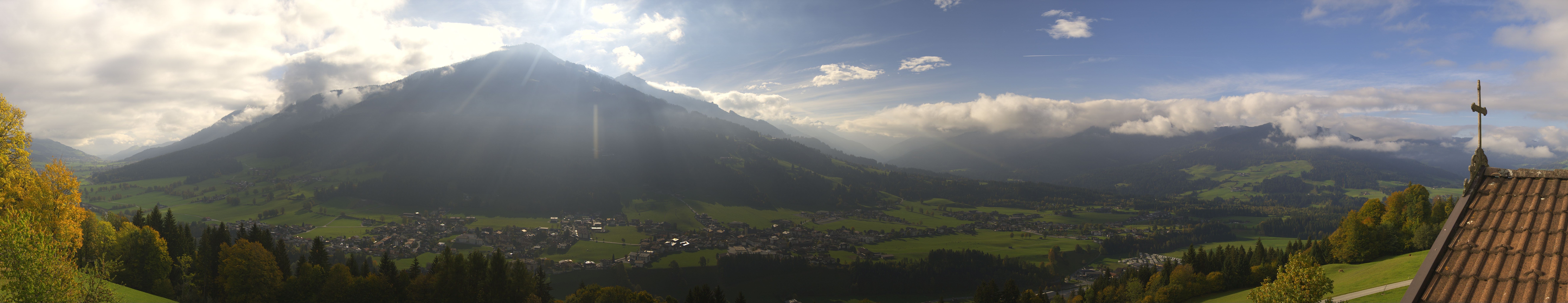 Archiv Foto Webcam Dorfkamera über Westendorf am Wilden Kaiser