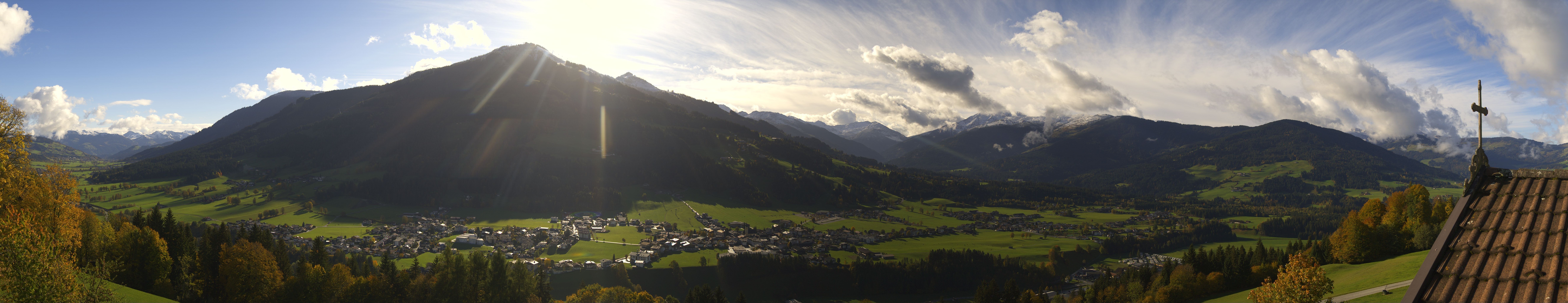 Archiv Foto Webcam Dorfkamera über Westendorf am Wilden Kaiser