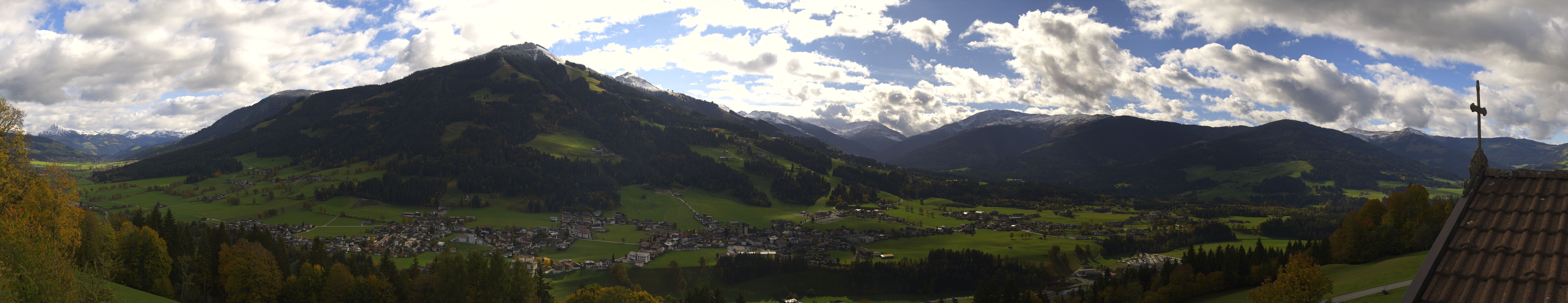 Archiv Foto Webcam Dorfkamera über Westendorf am Wilden Kaiser