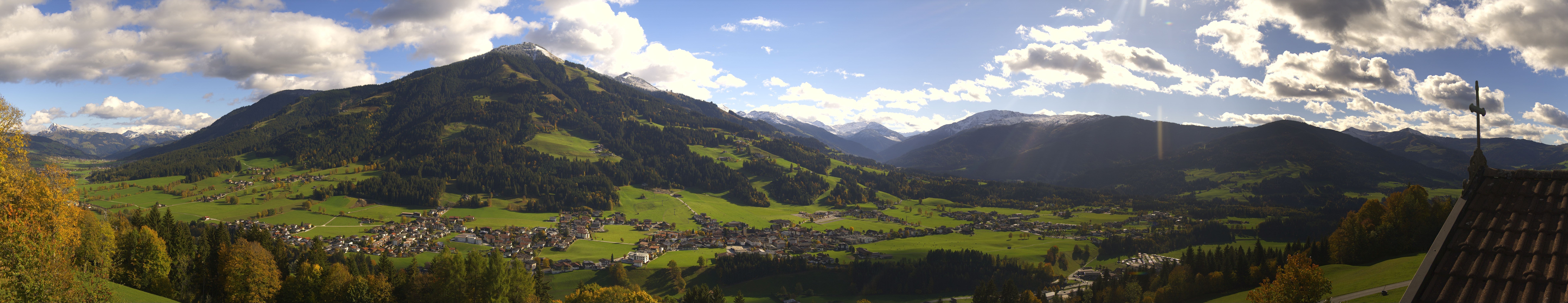 Archiv Foto Webcam Dorfkamera über Westendorf am Wilden Kaiser