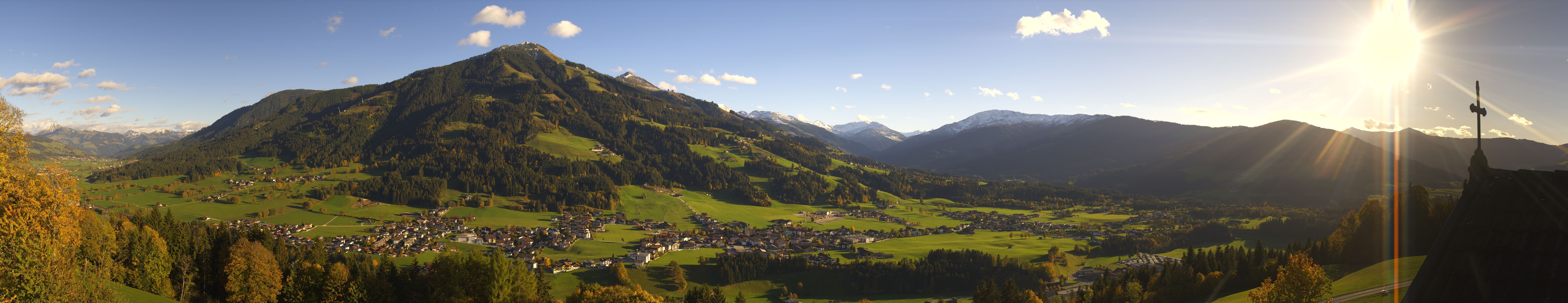 Archiv Foto Webcam Dorfkamera über Westendorf am Wilden Kaiser